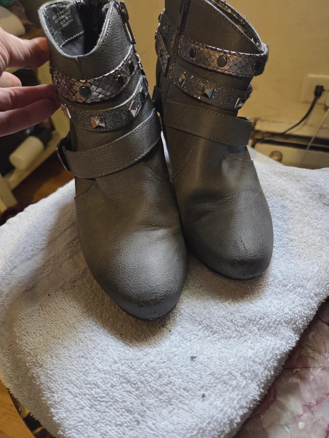Kohl's Women's Ankle Boots Size 7 Medium Gray - photo 2