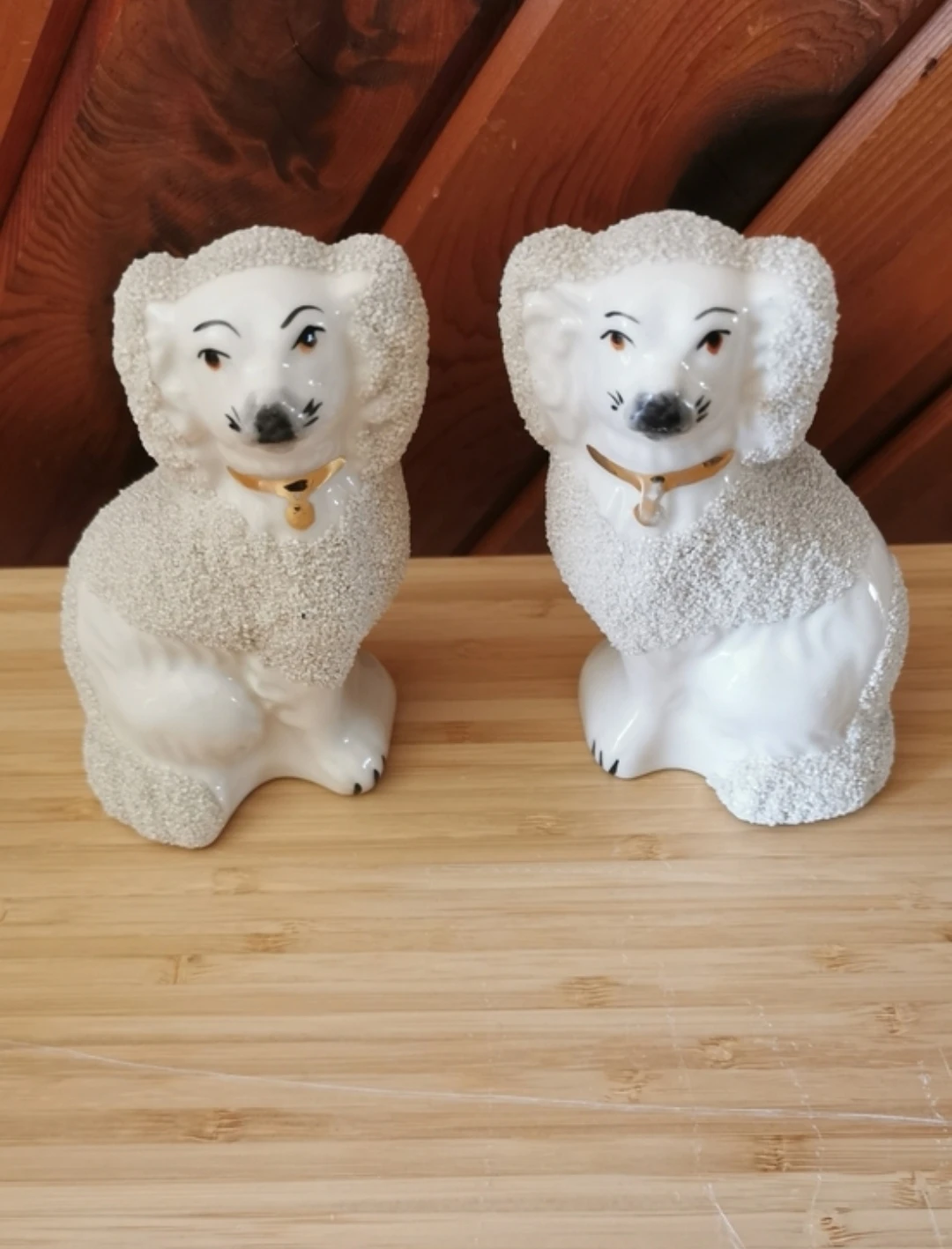 Vintage Staffordshire Confetti Dog Pair – English Porcelain - photo 5