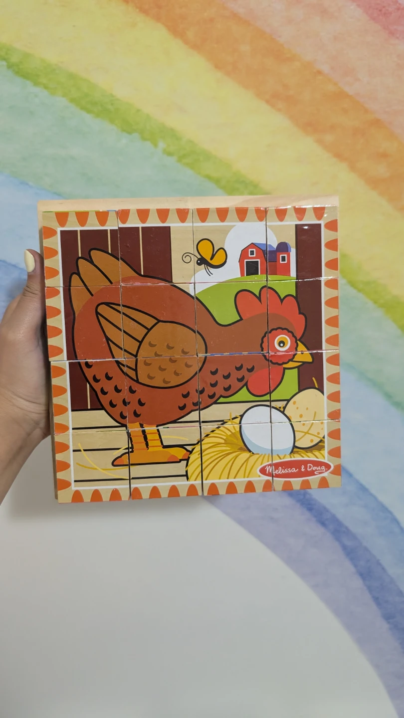 Melissa & Doug Wooden Cube Puzzle