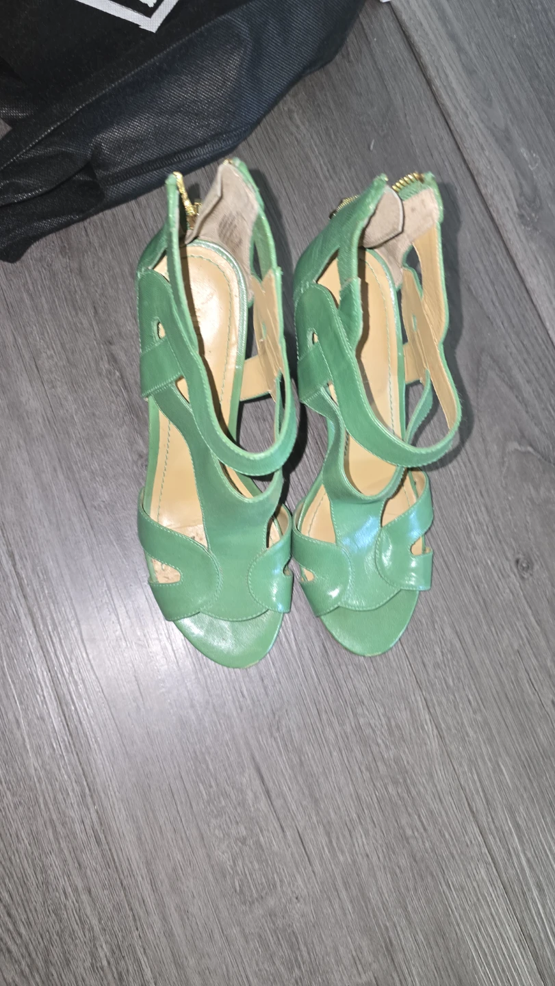 Vince Camuto Green Strappy Wedge women Heels - photo 2