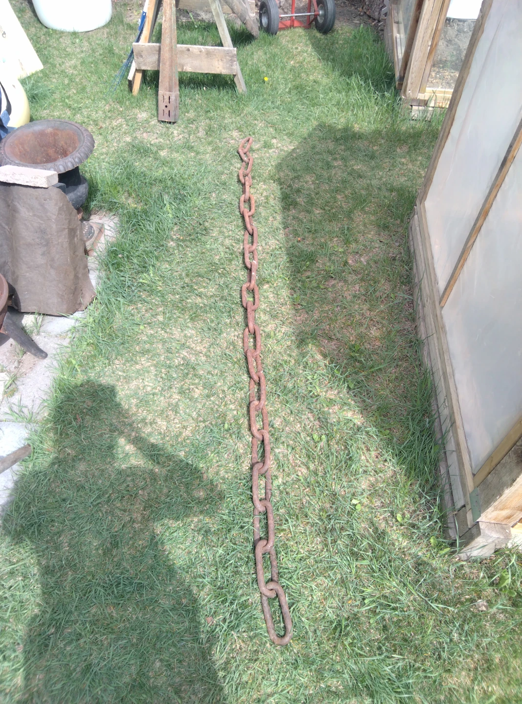 Heavy Duty Rusty Metal Chain