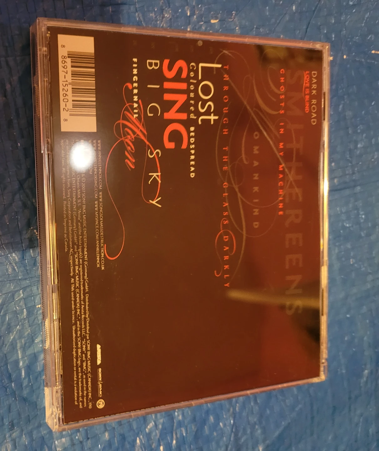 Annie Lennox Songs of Mass Destruction CD - photo 2
