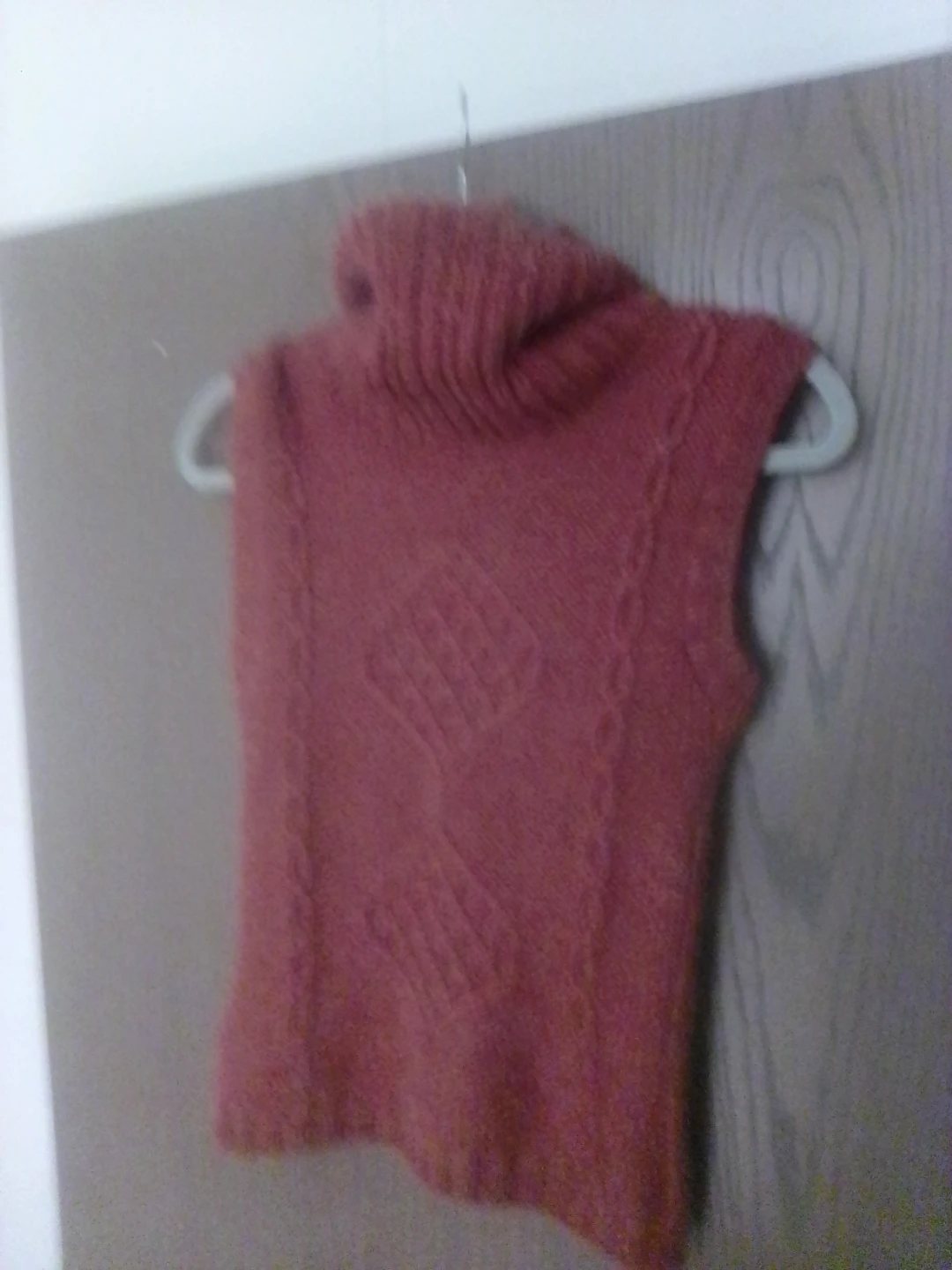 Sleeveless Turtleneck Sweater Vest