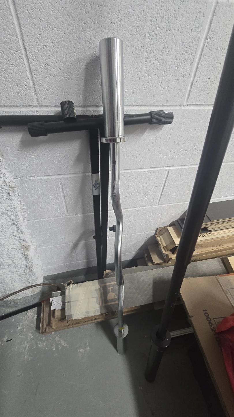 Olympic Barbell Set with 45lb Plates - photo 5