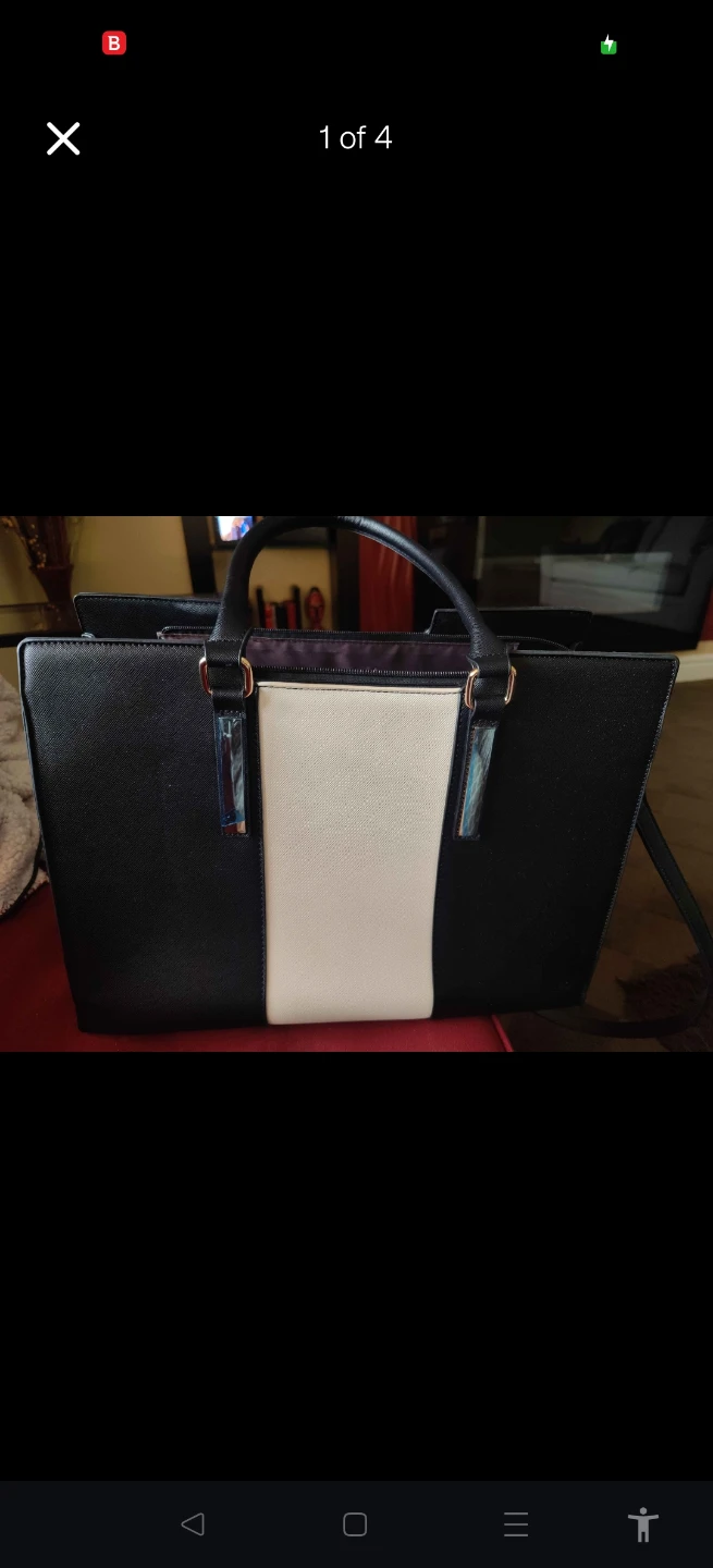 Colour Block Tote Bag