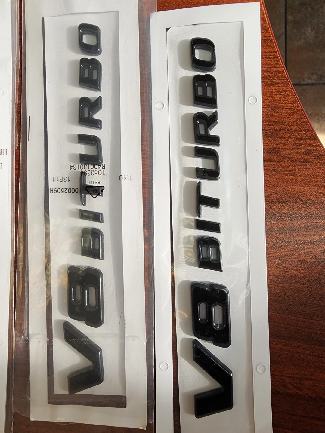 Mercedes-AMG C63S V8 Biturbo Emblems