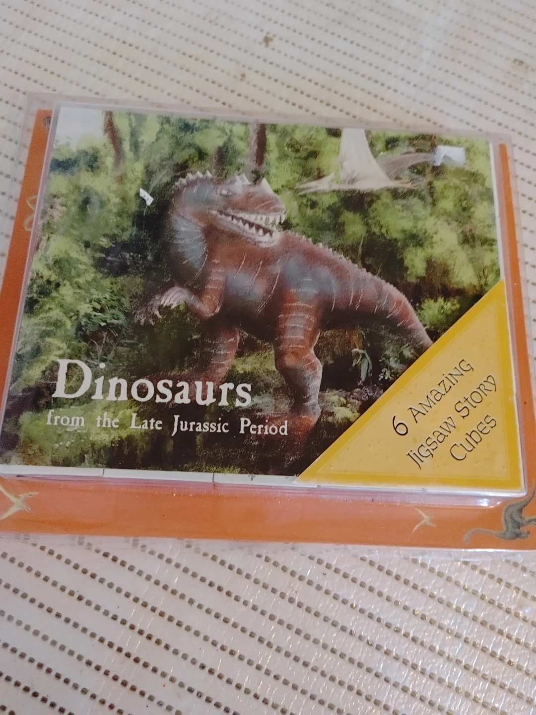 Dinosaurs from the Late Jurassic Period Jigsaw Cubes