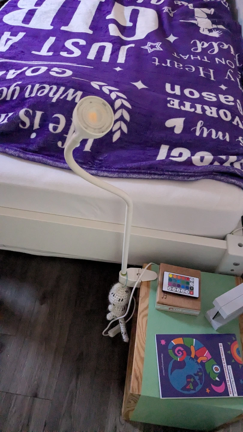 Ikea NÄVLINGE LED Clamp Spot Lamp - White
