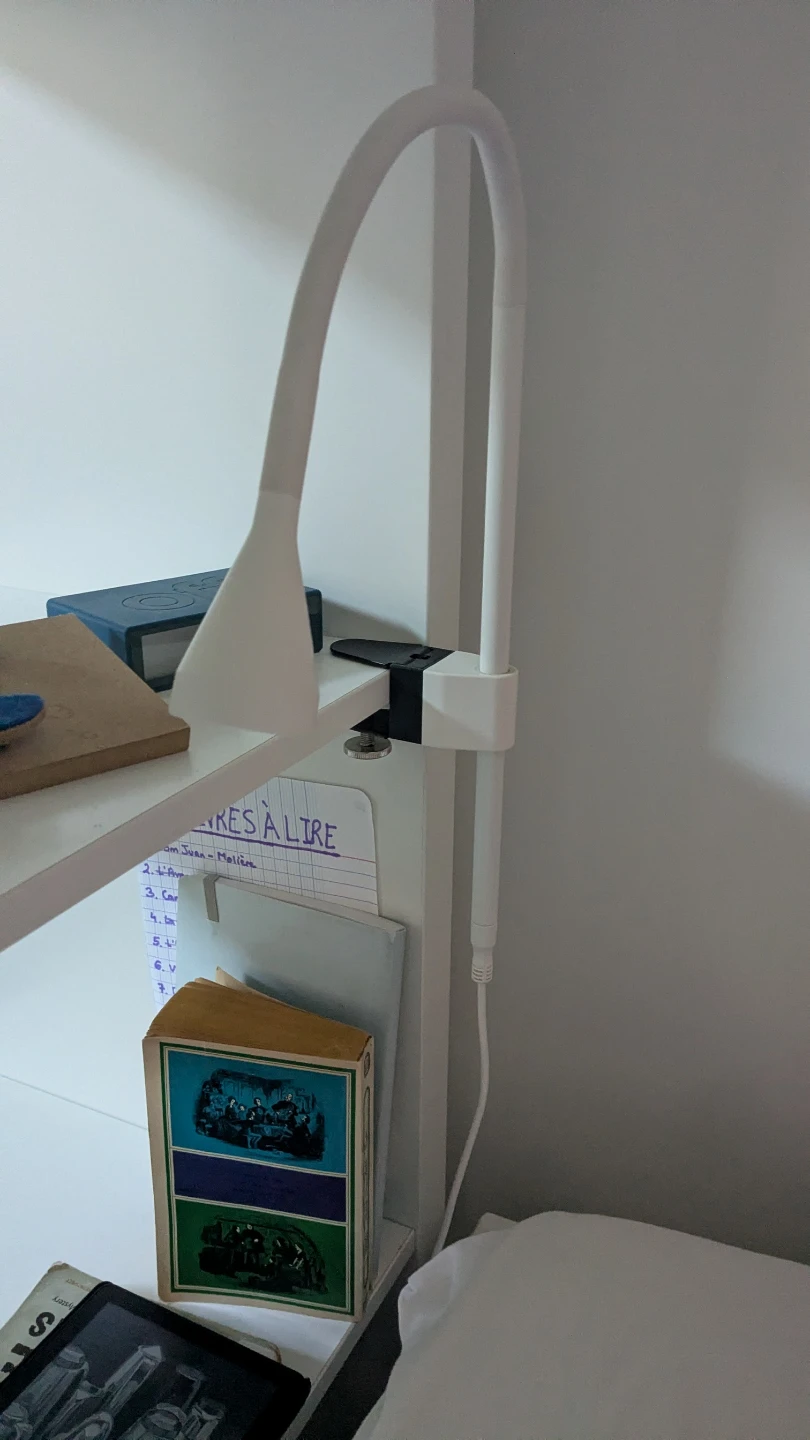 Ikea NÄVLINGE LED Clamp Spot Lamp - White - photo 2
