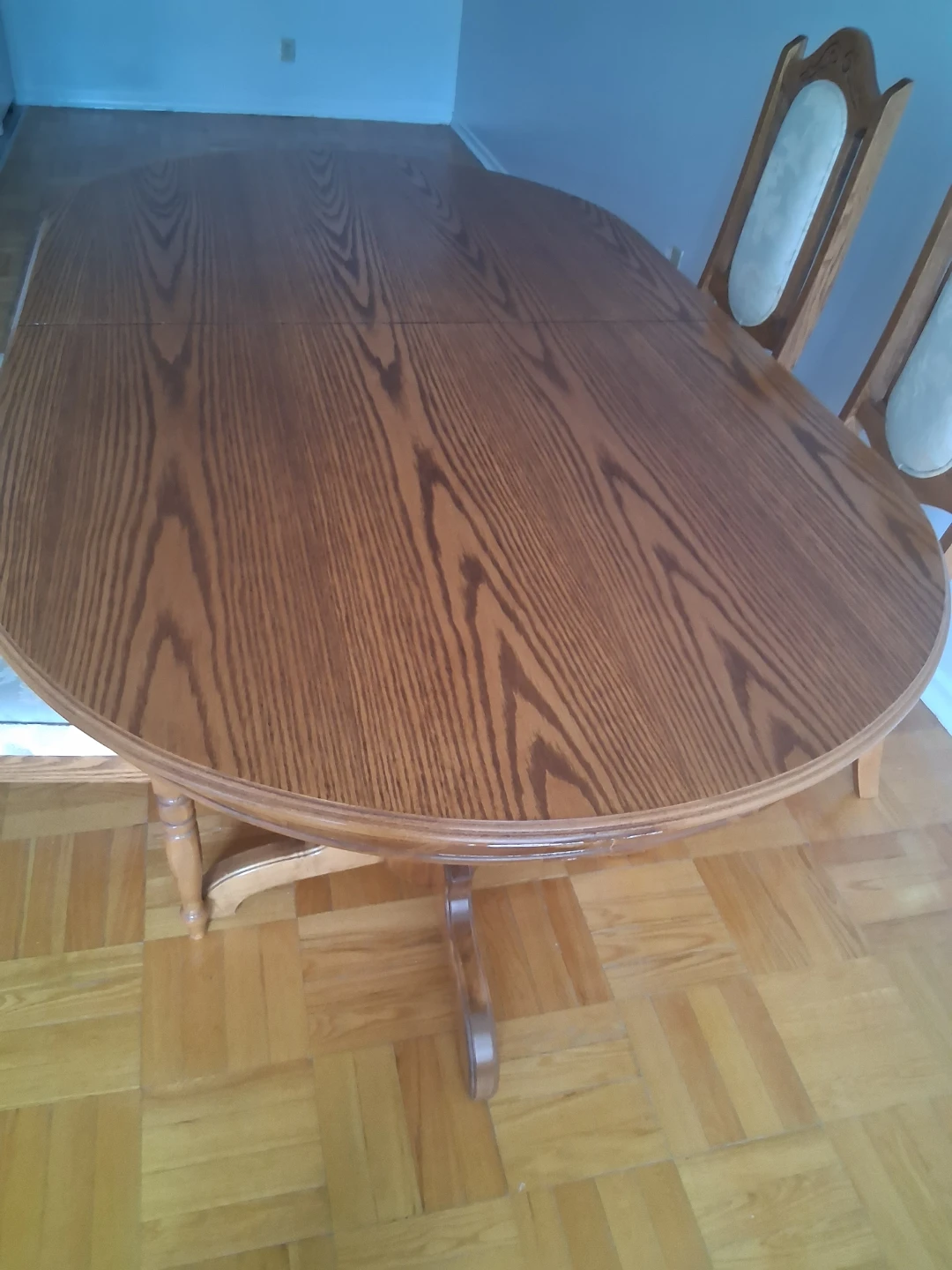 Wooden Dining Table with Leaf Insert - photo 3