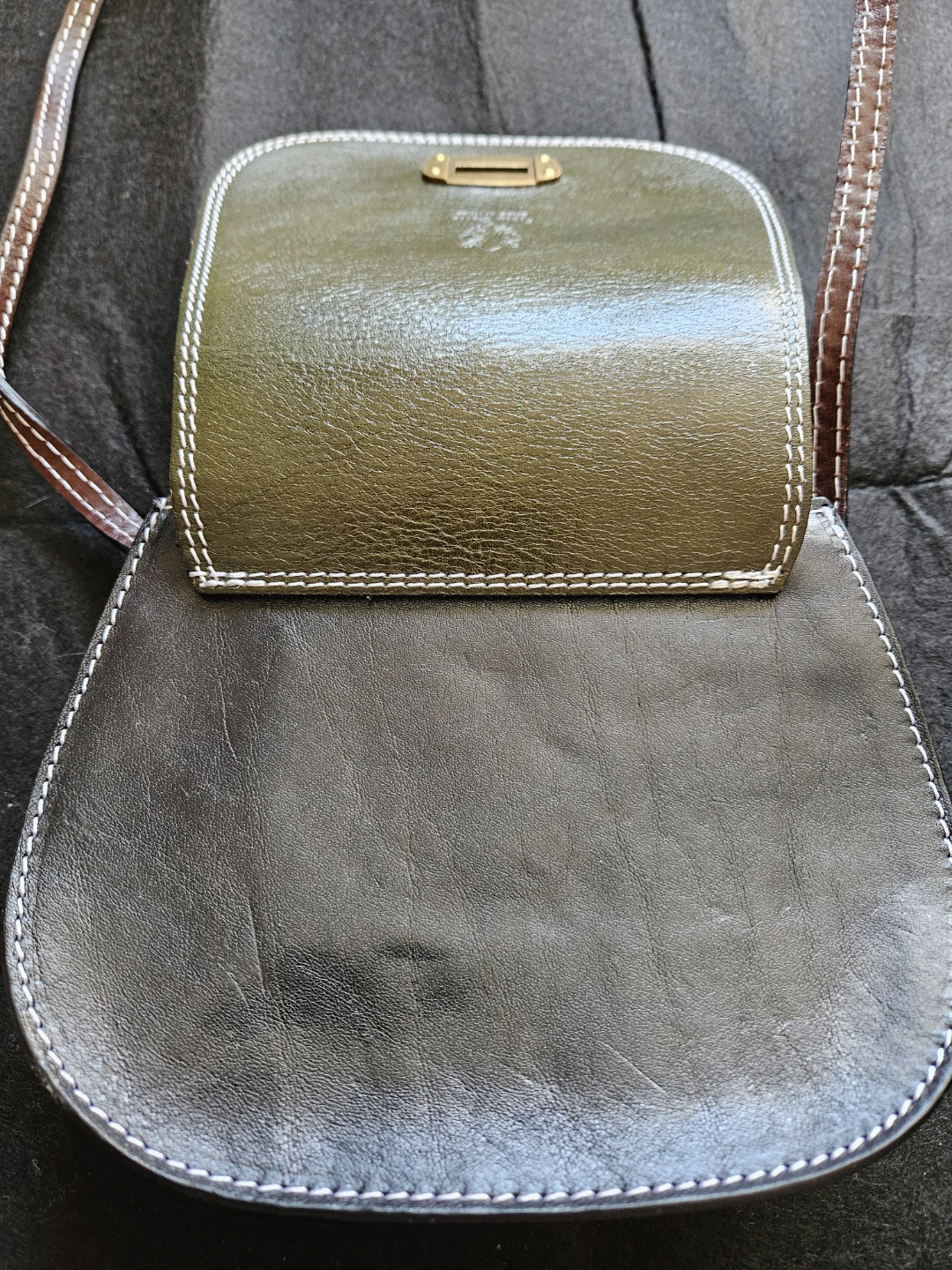 NEW Vera Pelle Made in Italy Leather Crossbody Bag - photo 5