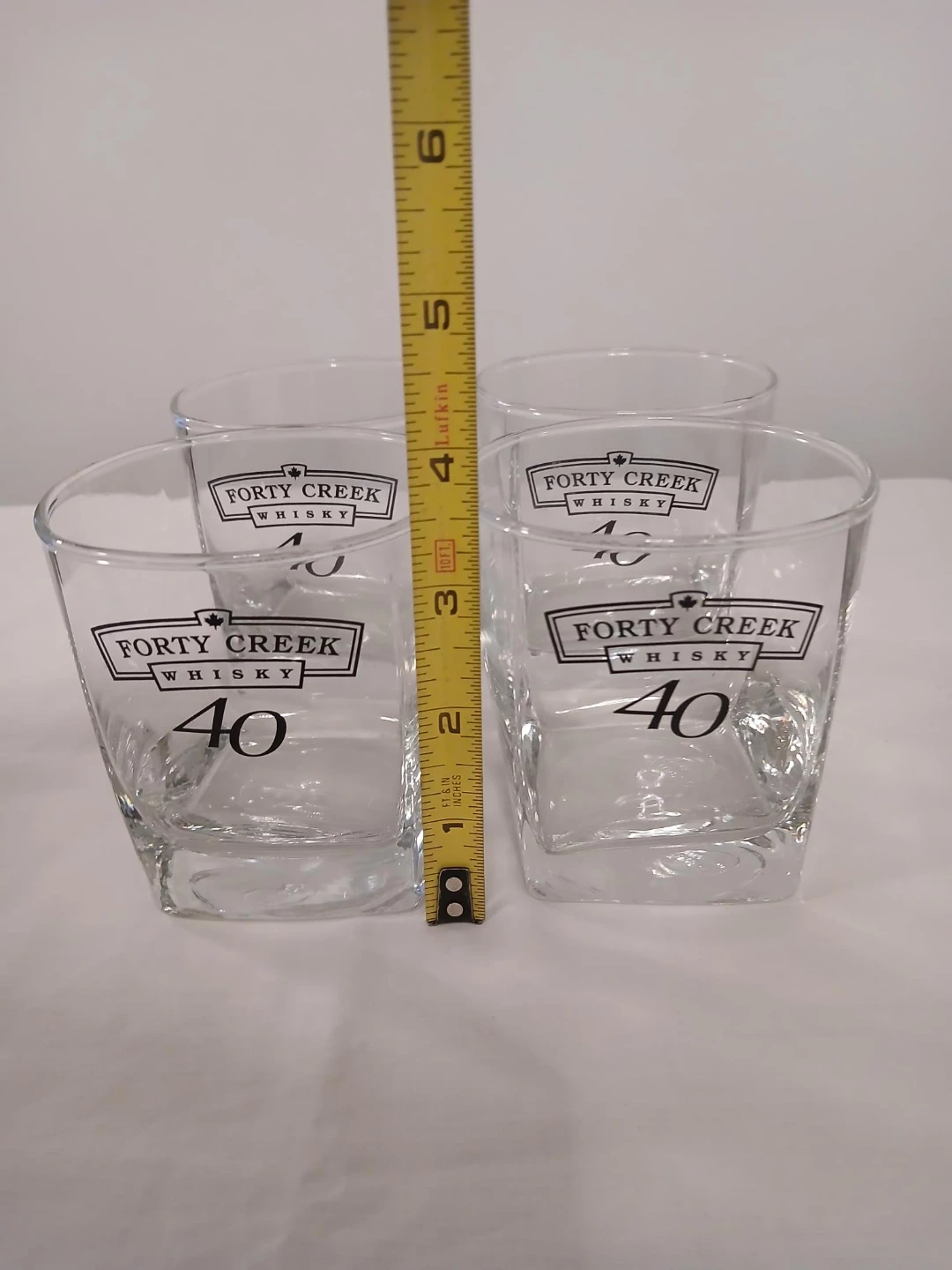 Set of 4 Forty Creek Whisky Glasses . Pick up only. - photo 3