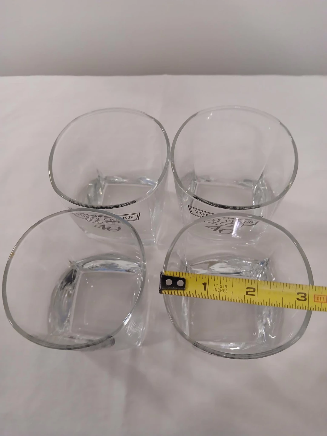 Set of 4 Forty Creek Whisky Glasses . Pick up only. - photo 4
