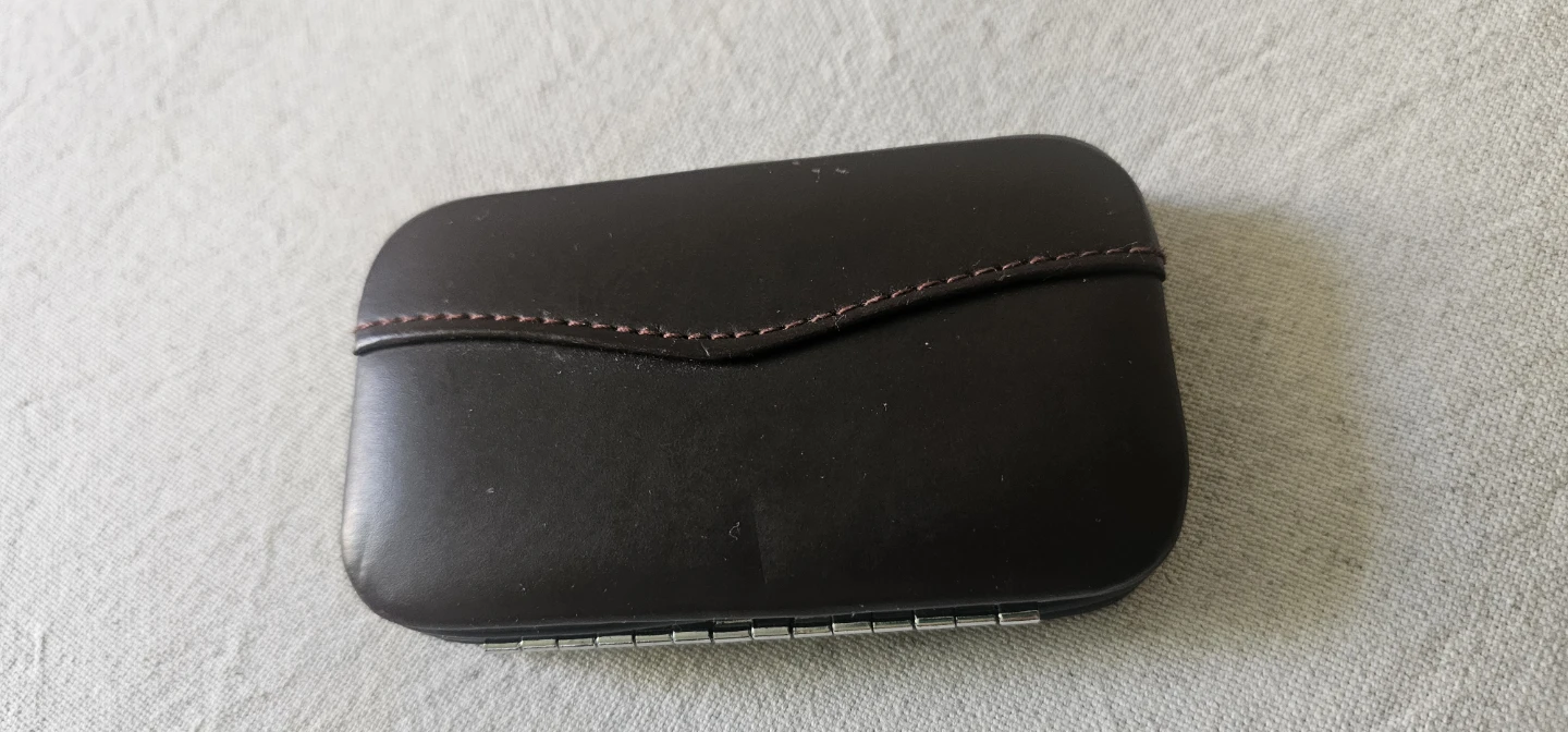 Brown Faux Leather Manicure Set Case - photo 3