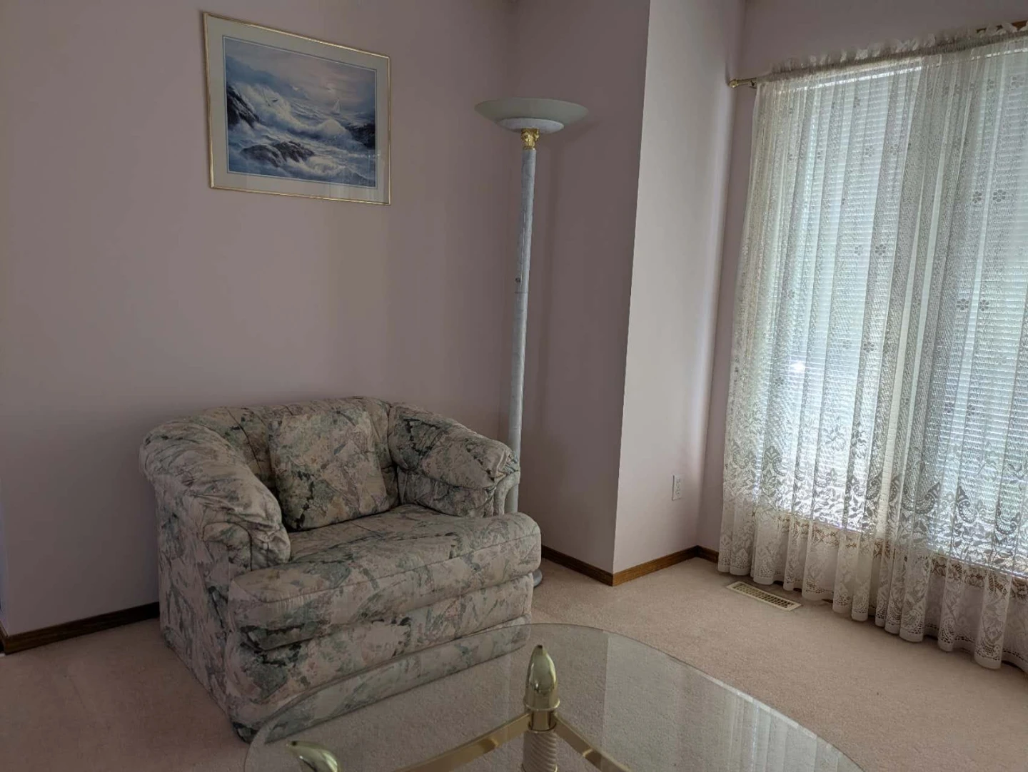 Floral Sofa, Loveseat, and Armchair Set - photo 3
