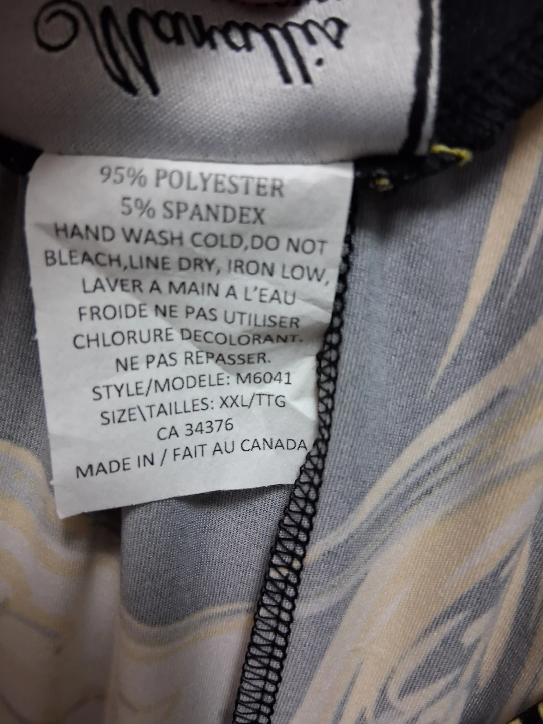 Marallis Collection Dress XXL/TTG Black Yellow Floral Pattern - photo 3