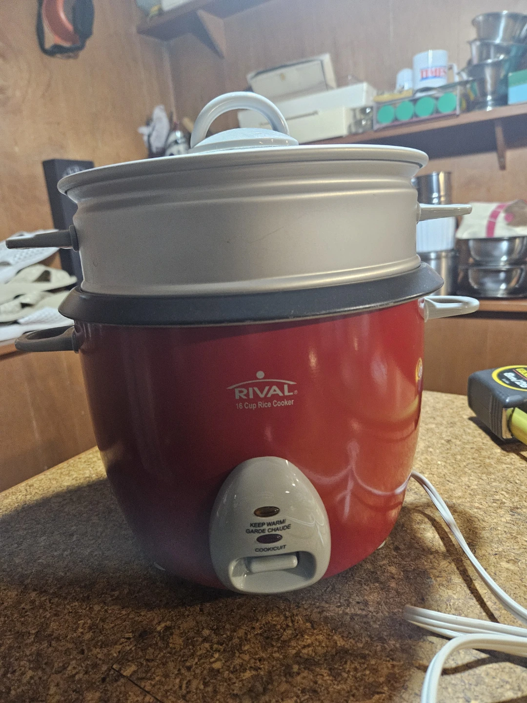 Rival 16 Cup Rice Cooker with Steamer Basket - photo 2