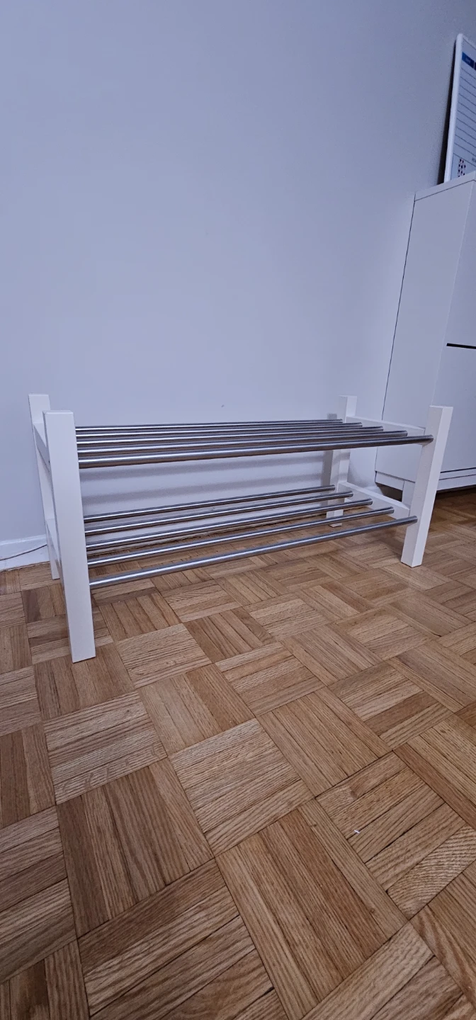 IKEA TJUSIG Shoe Rack - White
