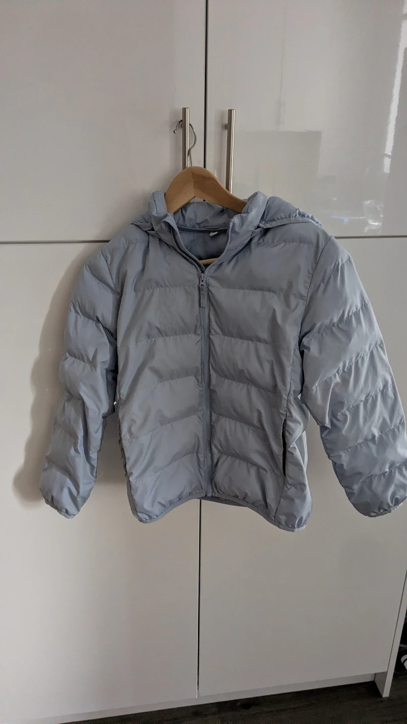 UNIQLO Kids Puffer Jacket - Light Blue - Size 9-10
