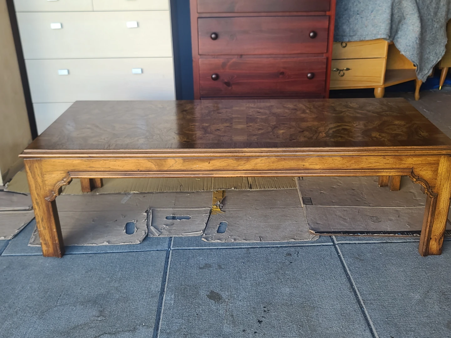 Vintage Wood Coffee Table - photo 5