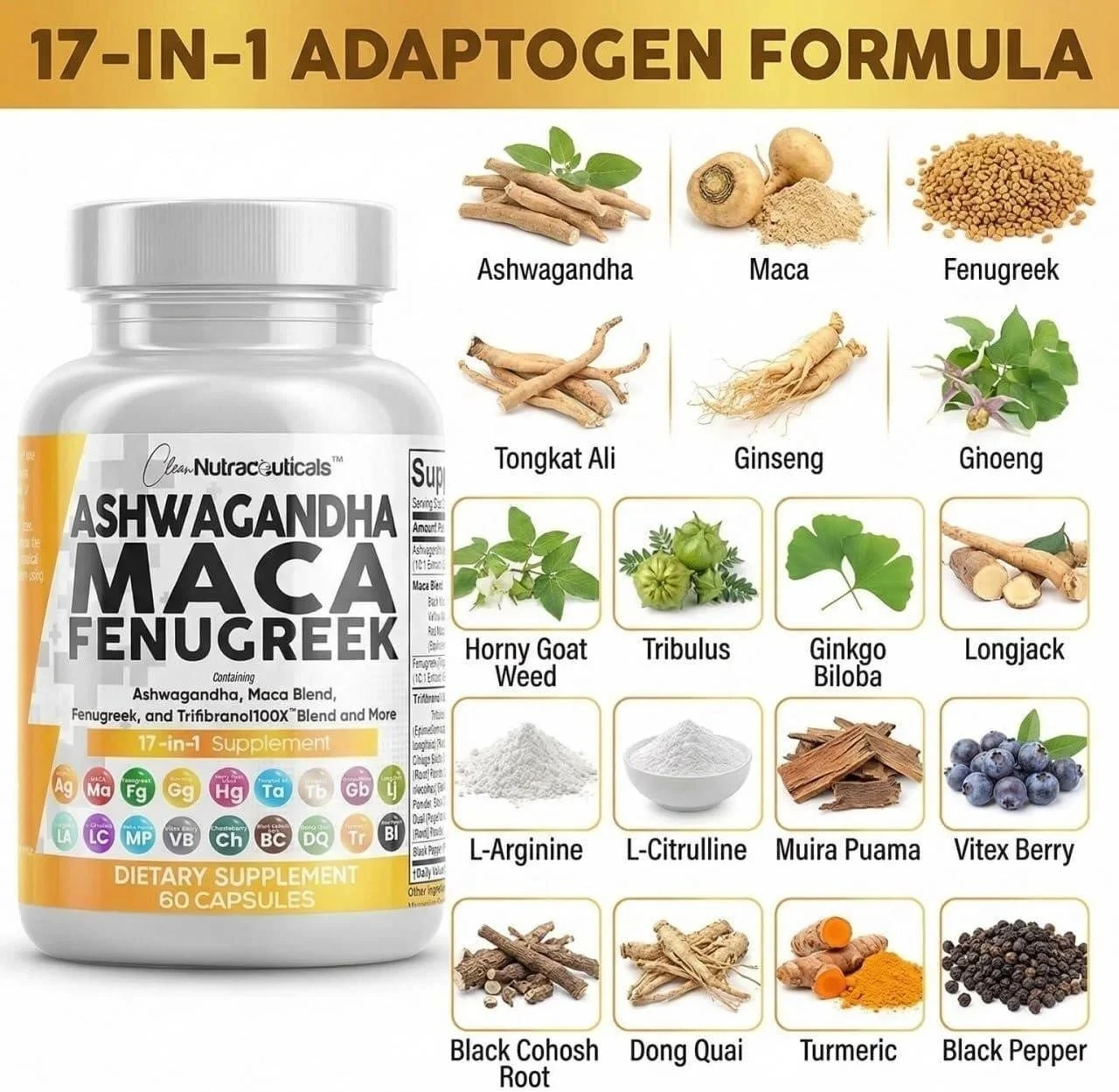 Ashwagandha Maca Fenugreek - photo 3