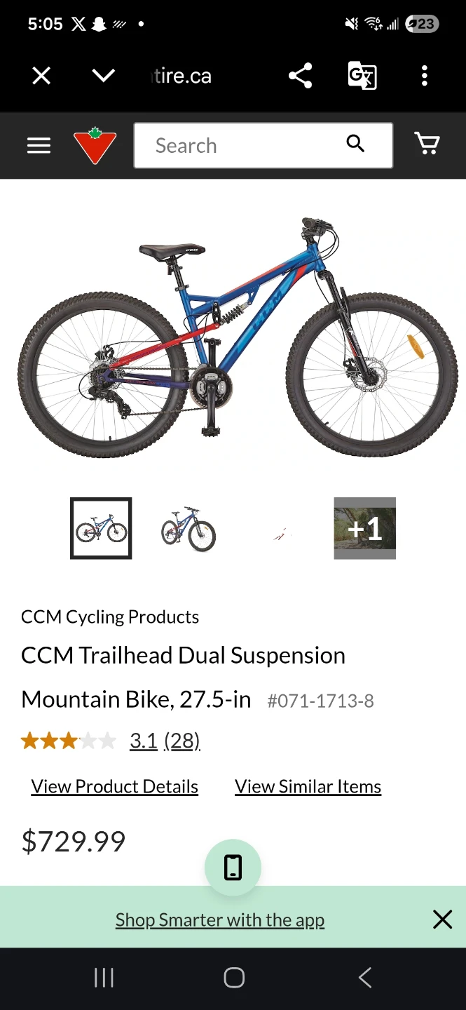 CCM Trailhead Dual Suspension Mountain Bike 27.5-in - photo 3