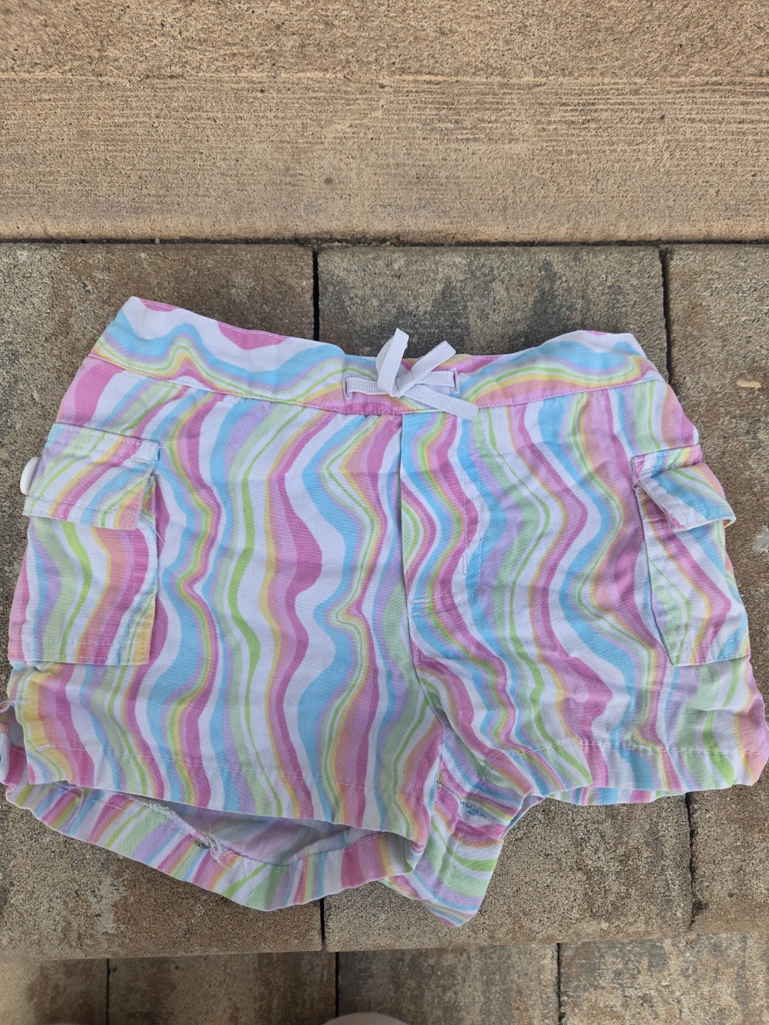 Circo Baby Girl Rainbow Stripe Pull-On Shorts Size 12 Months