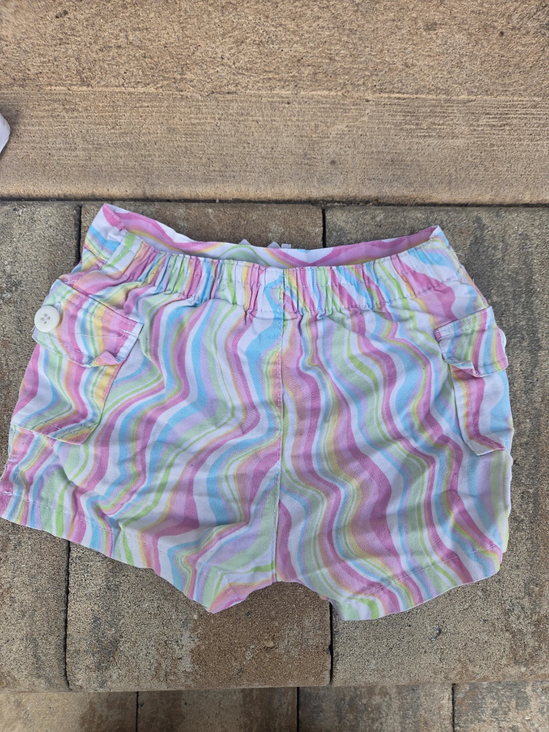 Circo Baby Girl Rainbow Stripe Pull-On Shorts Size 12 Months - photo 2