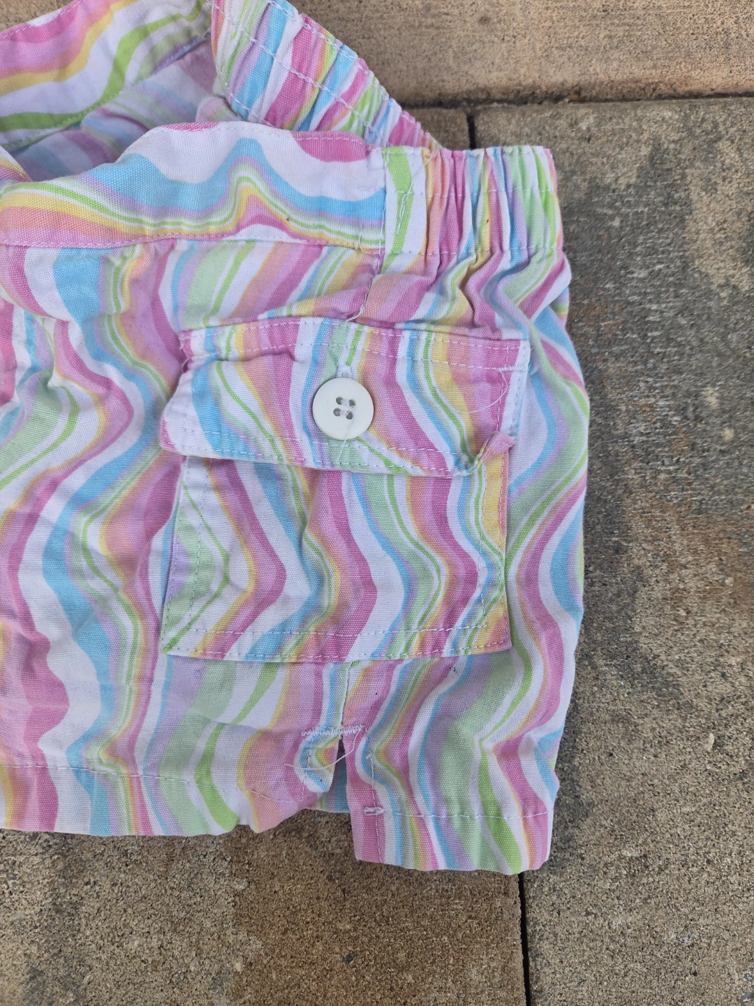 Circo Baby Girl Rainbow Stripe Pull-On Shorts Size 12 Months - photo 3