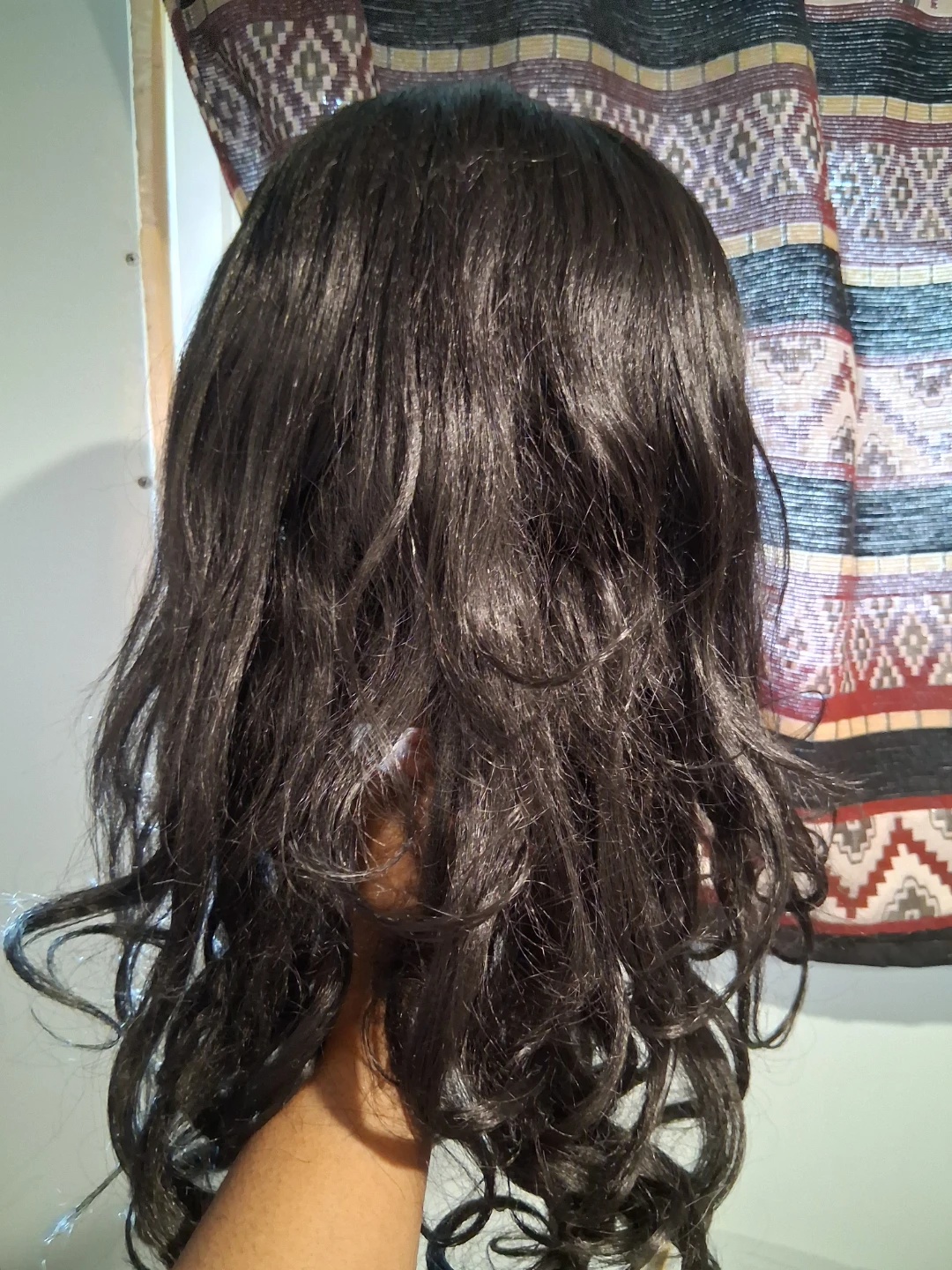 Wig - Black with Blonde Highlights - photo 2