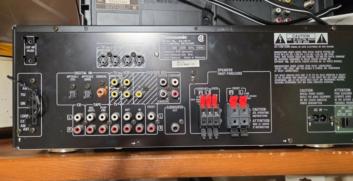 Receiver 5.1 with remote - photo 2