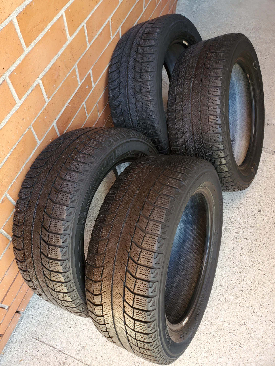 Four 205/55R16 Michelin Winter Tires - photo 2