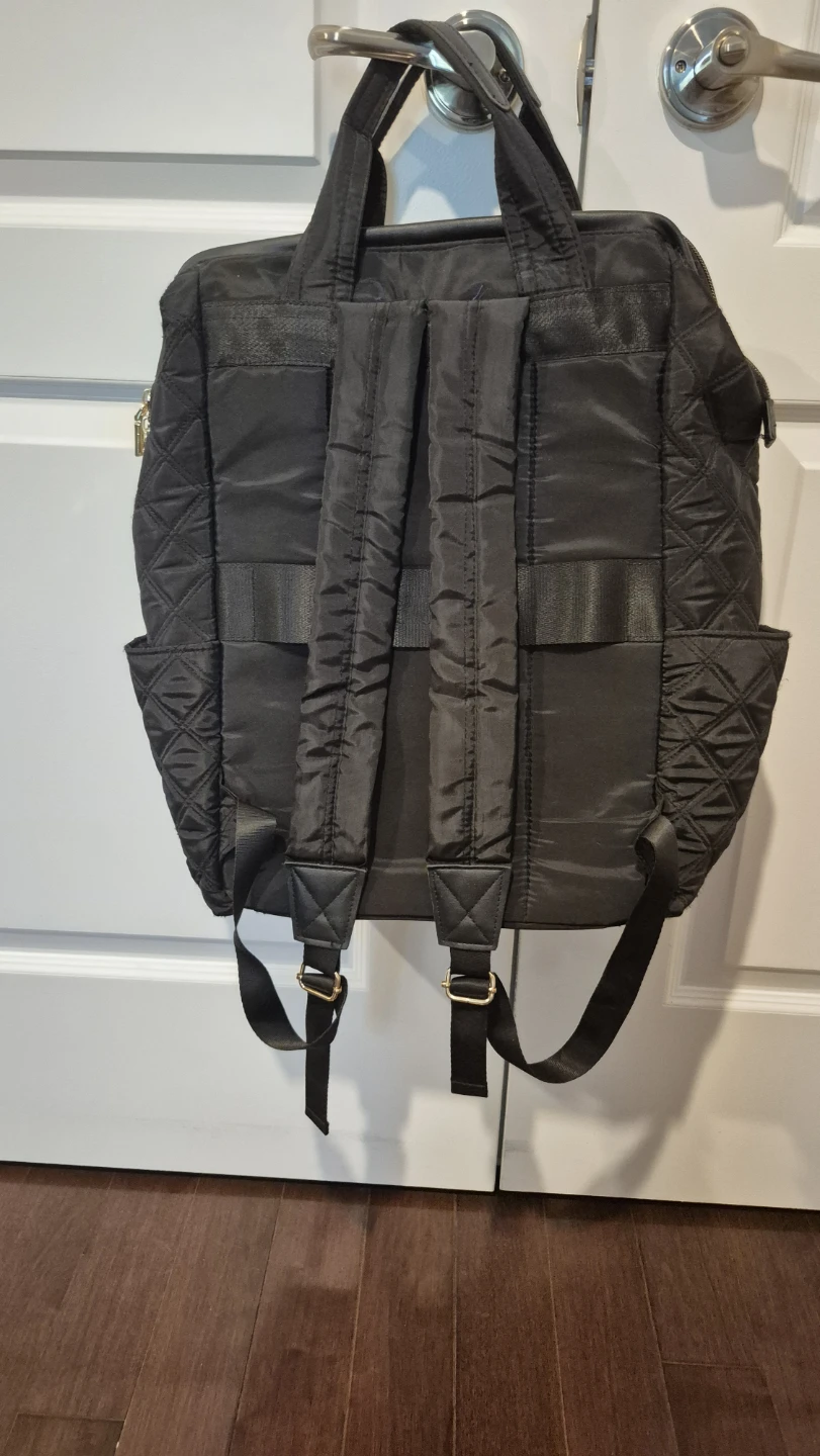 JOAN & DAVID Black Quilted Backpack - photo 2