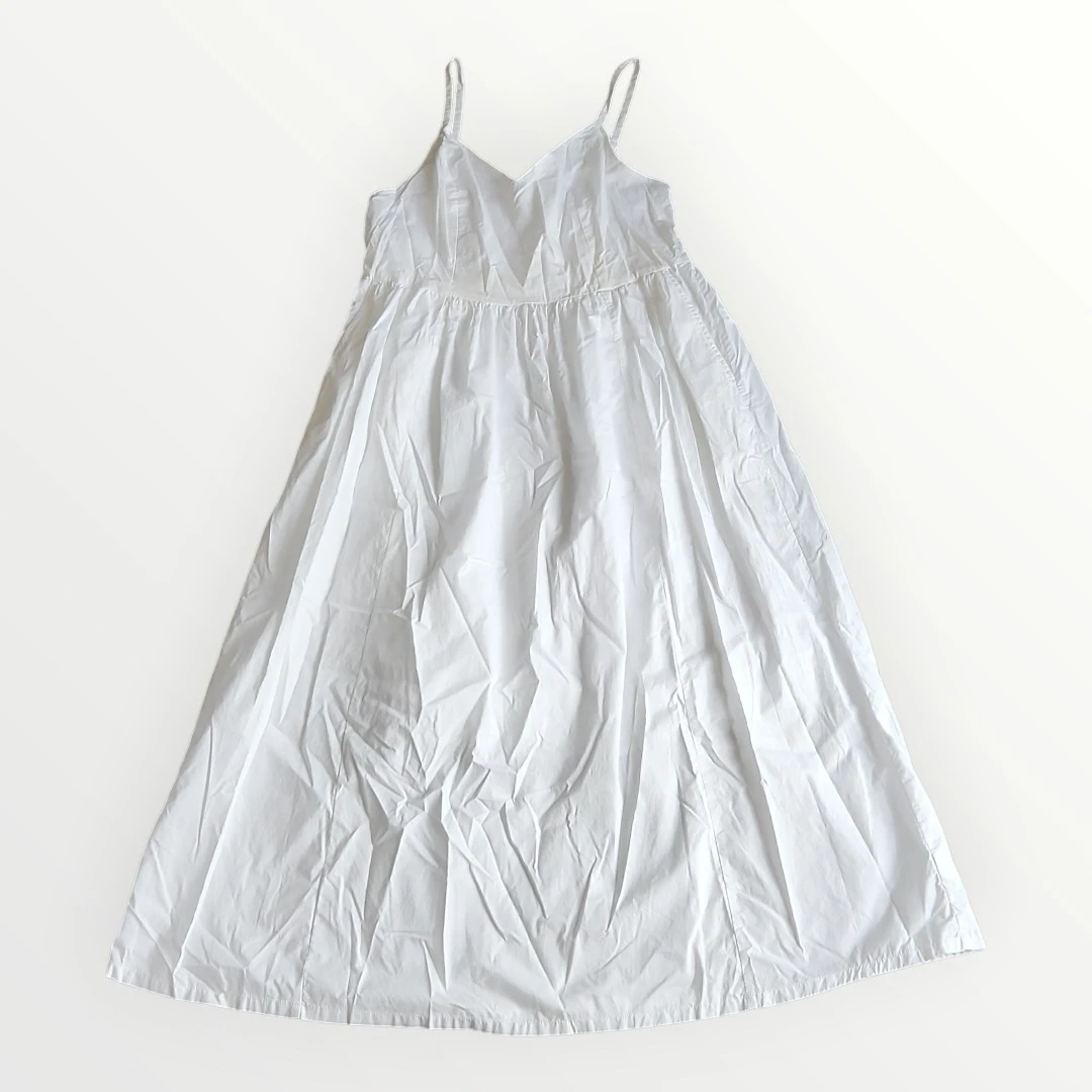 Old Navy White Maxi Sundress with Spaghetti Straps - photo 2