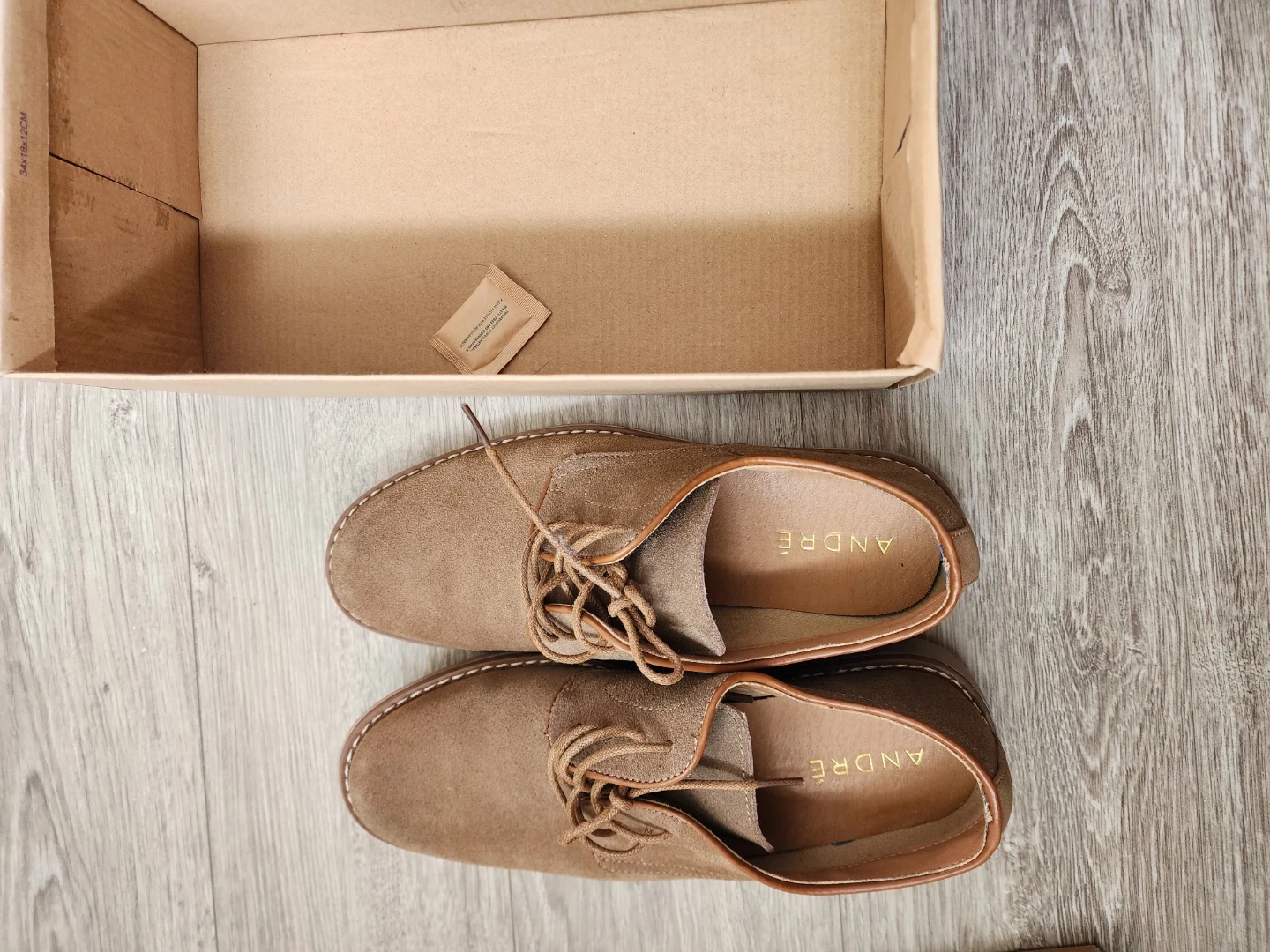 ANDRÉ Suede Derby Shoes - photo 3