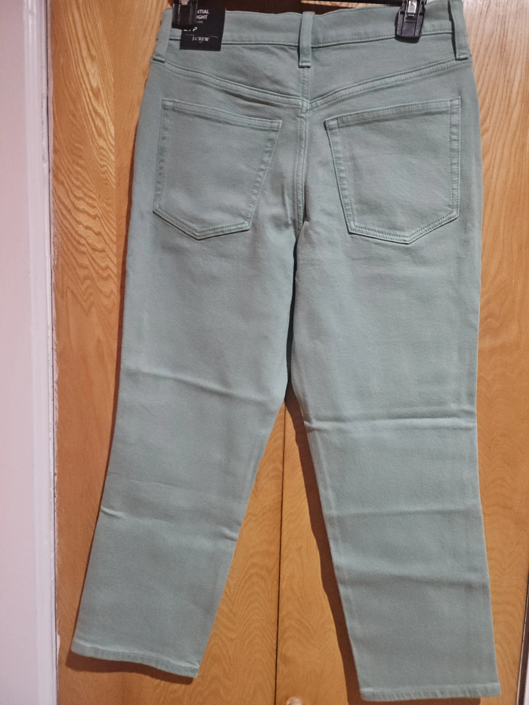 J. Crew Essential Straight Jeans - Size 27P - Light Green - photo 3