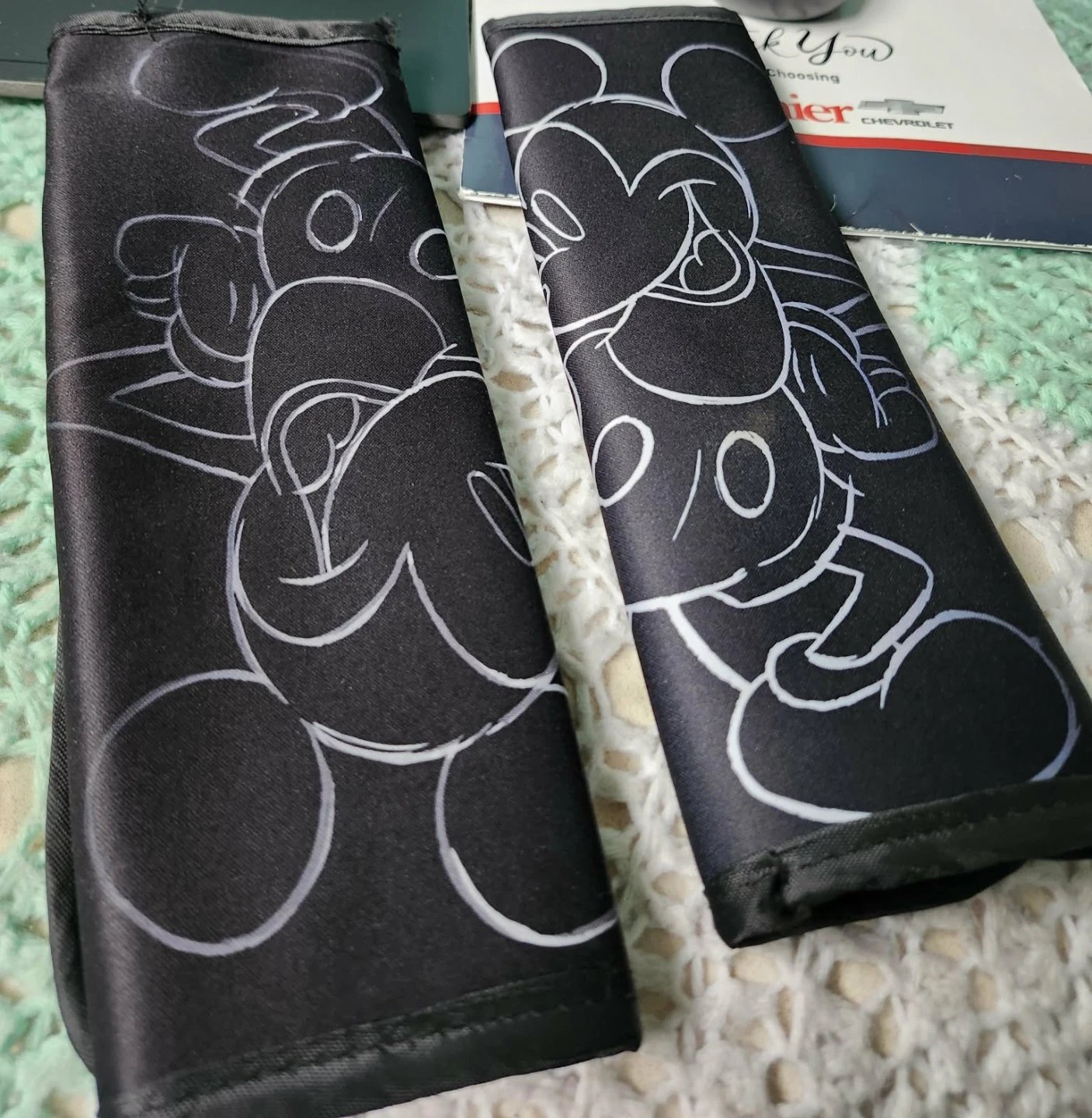Mickey Mouse Seatbelt Covers