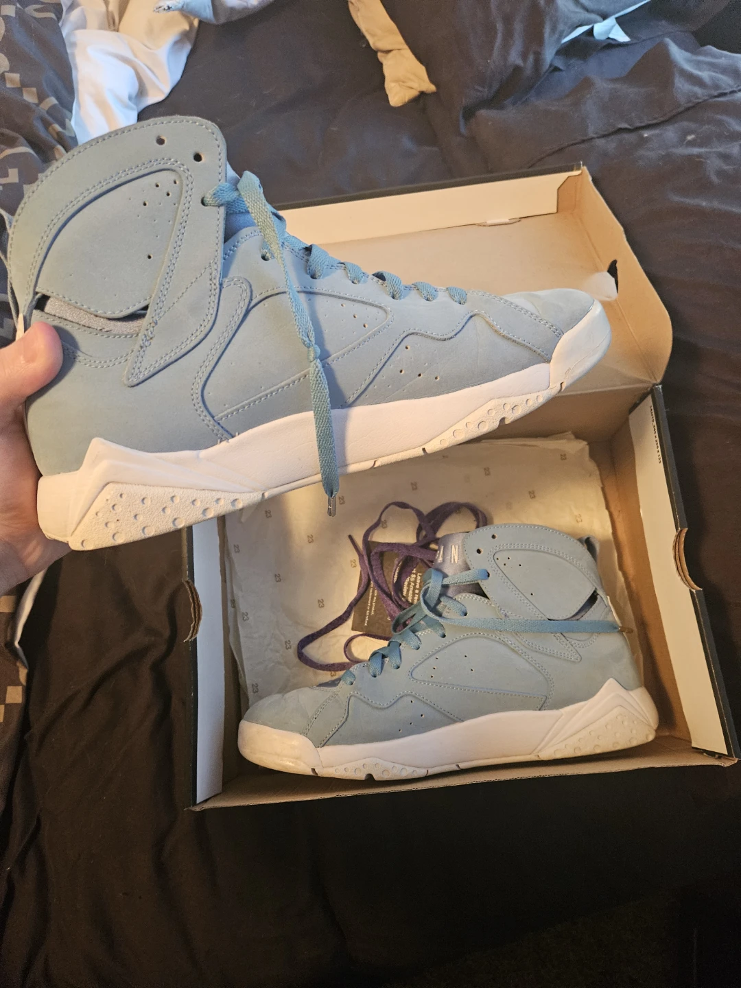Air Jordan 7 Retro 'University Blue' Sneakers Size 10