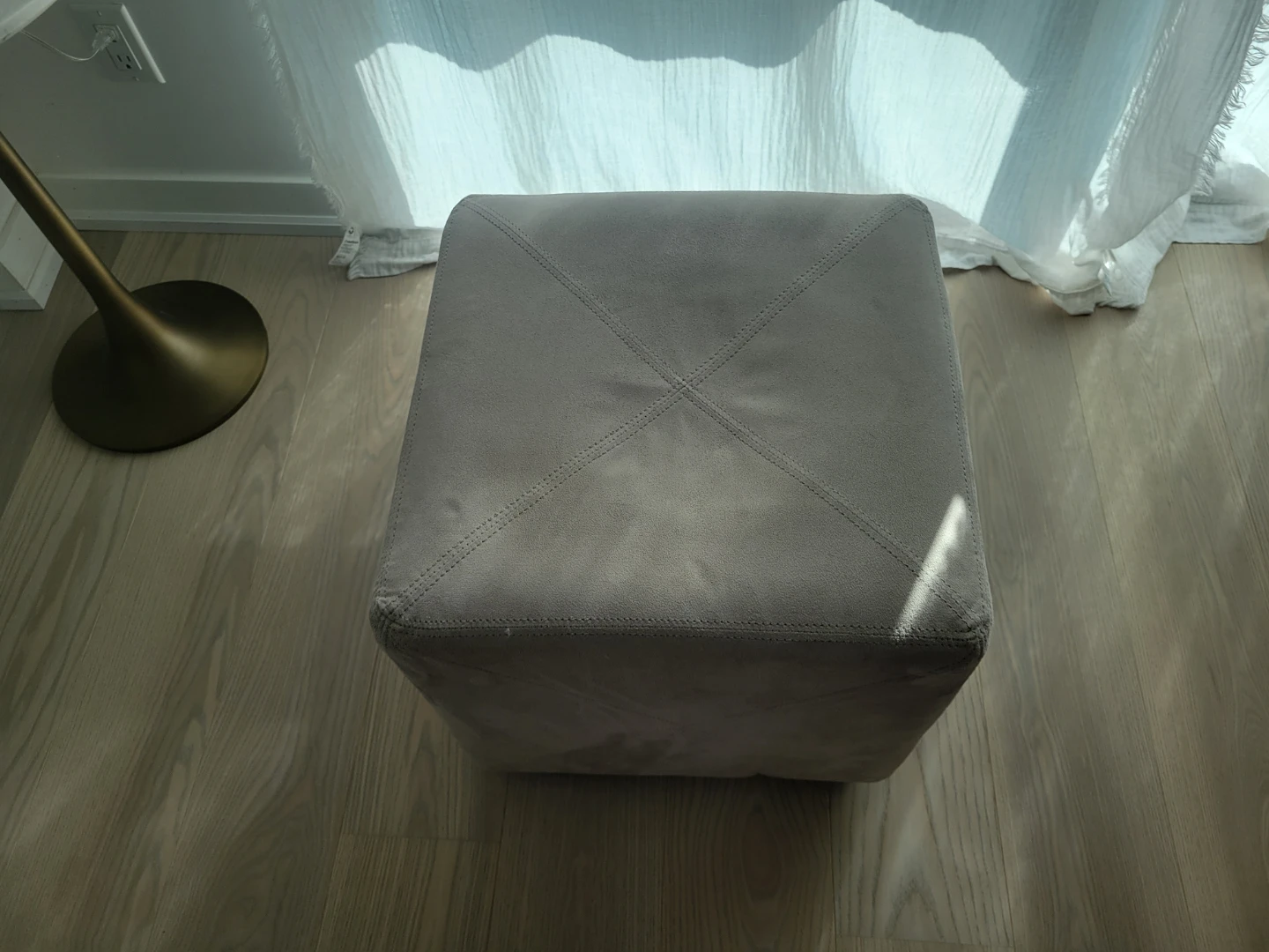 Square Ottoman Footrest