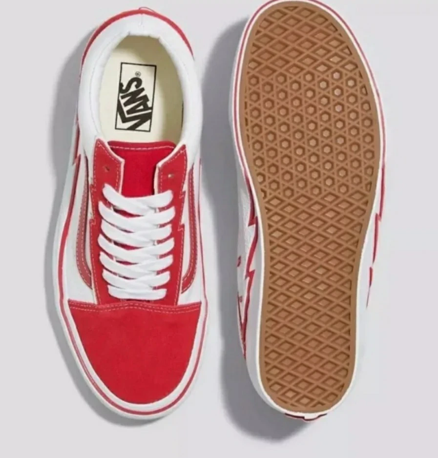 Brand new Old Skool Bolt 2-Tone Red White US 8 - photo 2