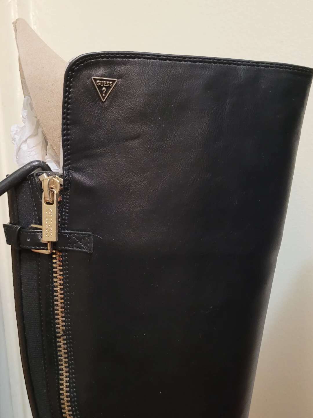 Black Guess Knee-High Boots sz 9 - photo 3