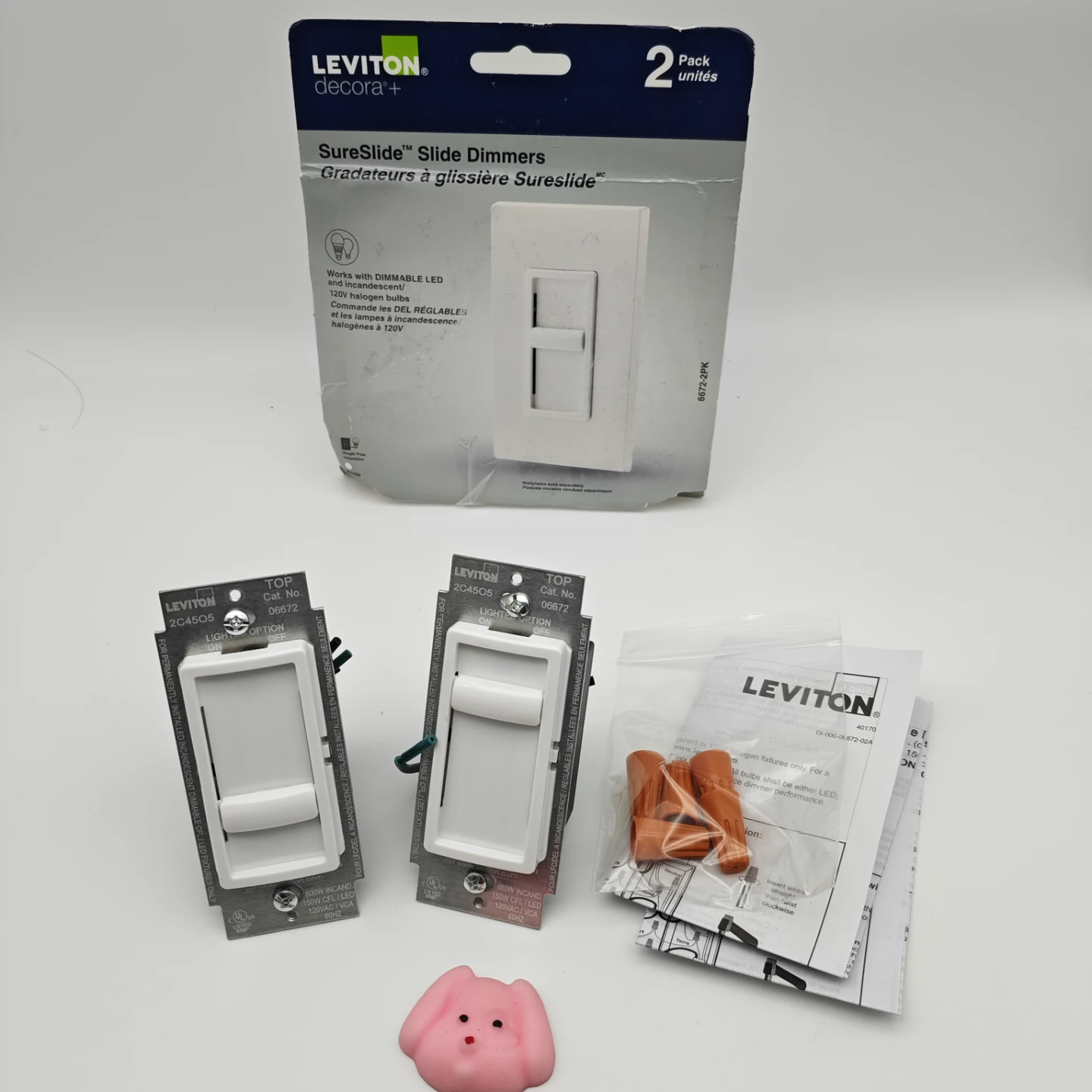 Leviton SureSlide Slide Dimmers (2 Pack)