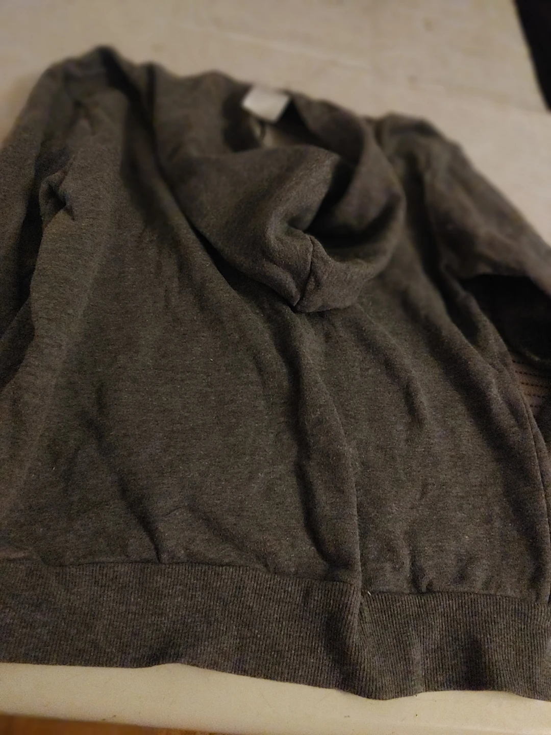 Nirvana Smiley Face Hoodie - Grey - Size L (10-12) - photo 4
