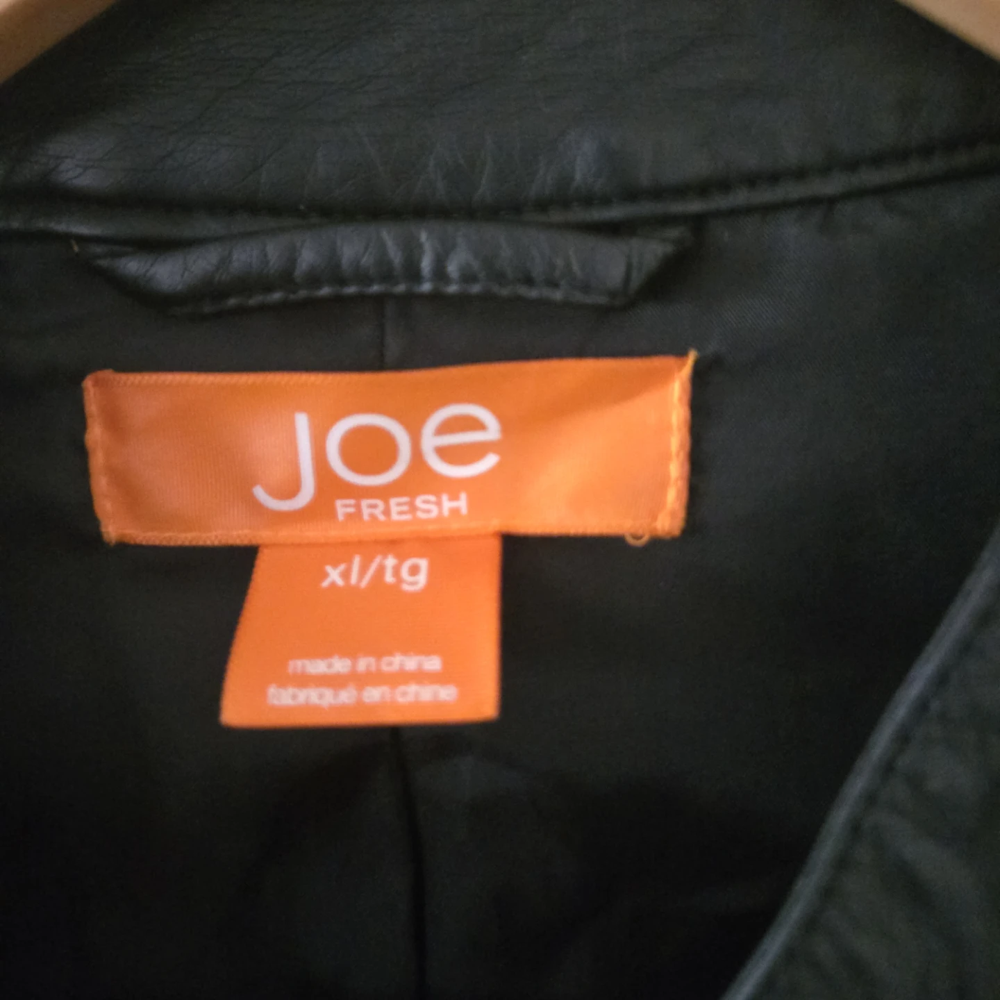 Womens faux leather jacket xl - photo 2
