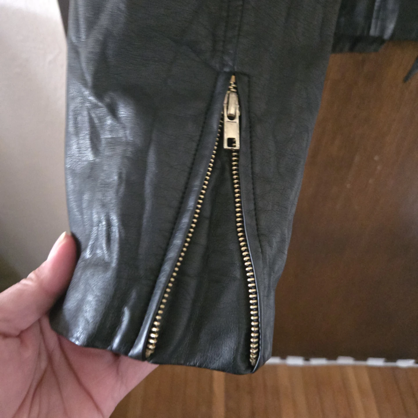 Womens faux leather jacket xl - photo 4