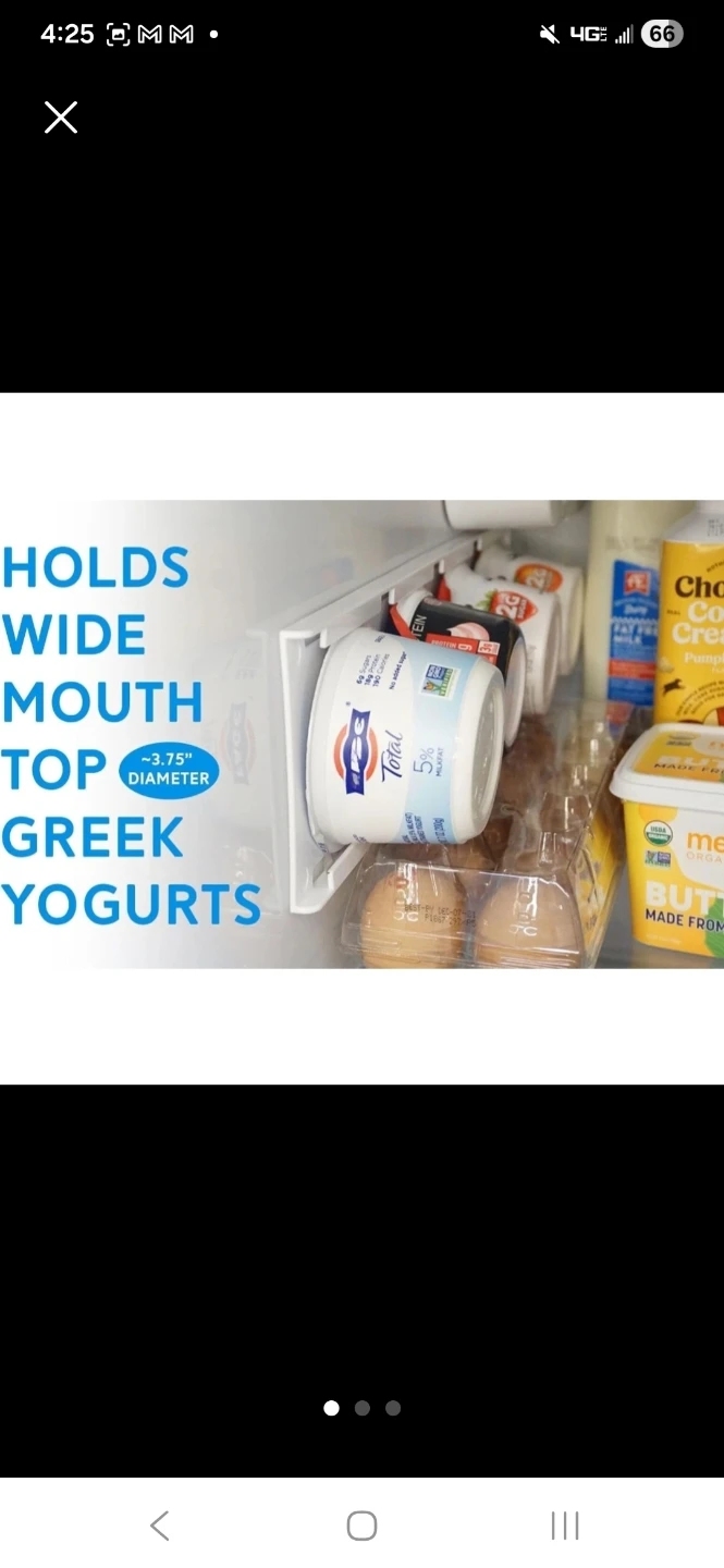 Refrigerator Yogurt Organizer - pair of 2 - photo 2