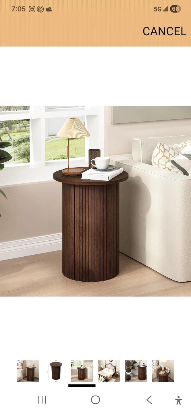 Wooden Side Table - photo 3