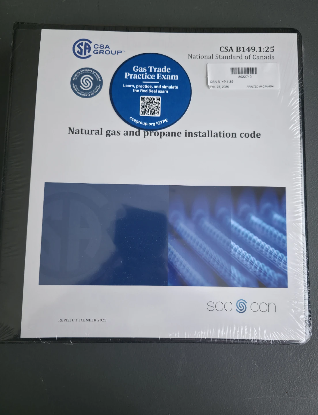 CSA B149.1:25 natural gas and propane installation code book