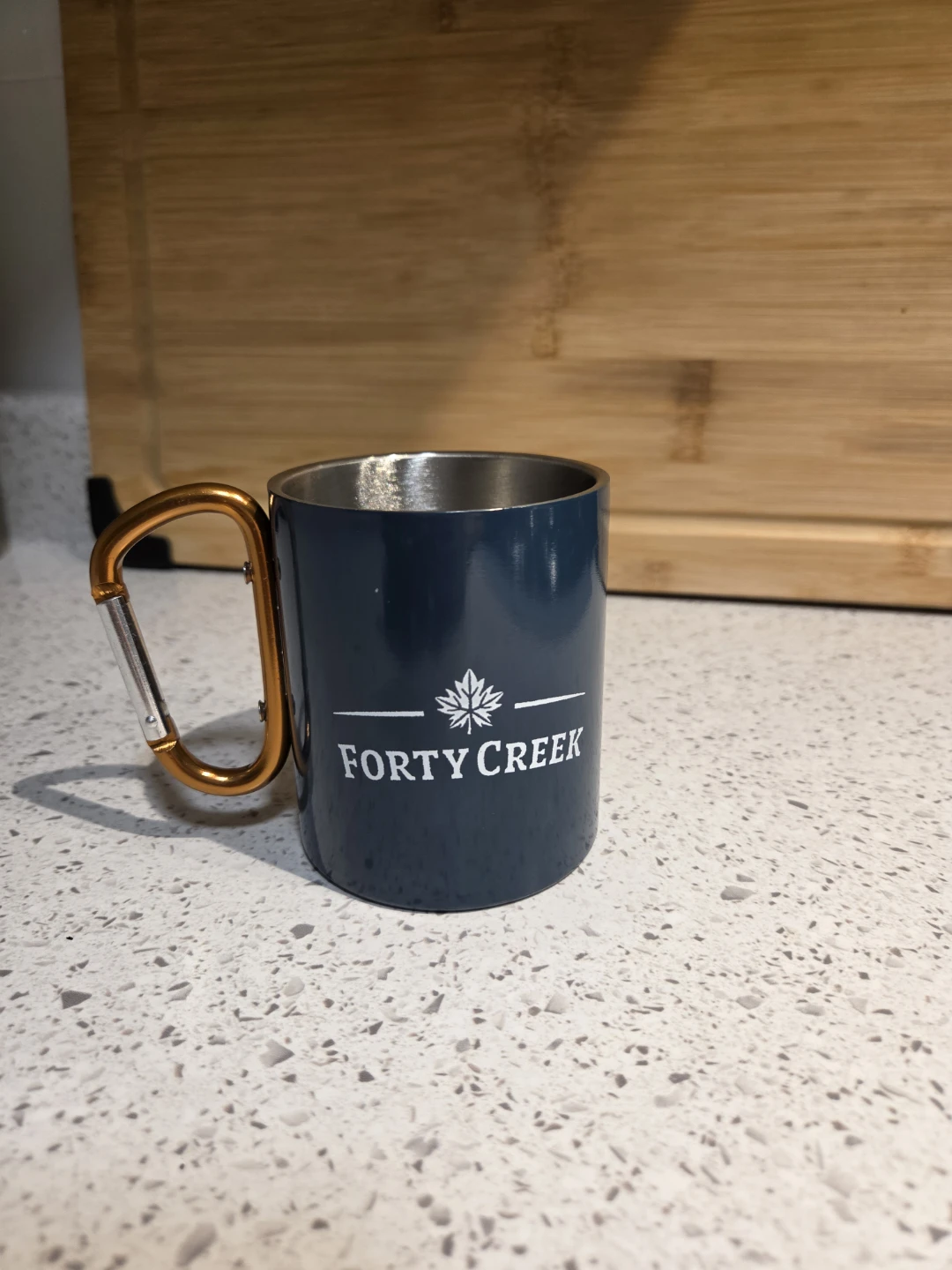 Forty Creek Stainless Steel Carabiner Mug