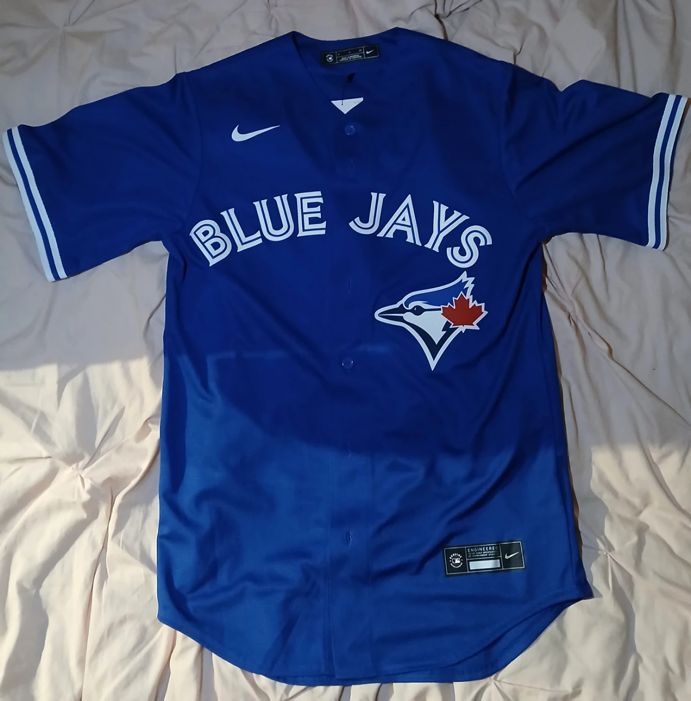 Blue Jay's baseball uniform (korean player name on it) - photo 3